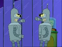 Click to watch 'Lesser of Two Evils' (popup) Futurama